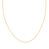 18''Yellow Gold Ball Bead Chain 1.5MM