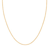 16'' Yellow Gold Fancy Box Chain 1.5MM