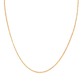 19'' Yellow Gold Link Chain 1MM