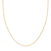 18'' Yellow Gold Stick Chain 1.51MM Width