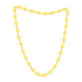 22K Yellow Gold Queen Coin Statement Necklace