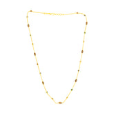 22K Gold Meena Kari Beaded Necklace