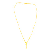22K Yellow Gold Ball-Bead Statement Necklace