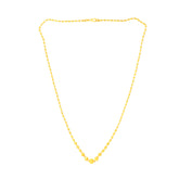 22K Yellow Gold Ball-Bead Exquisite Necklace