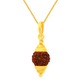 22K Gold Large Rudraksha Pendant