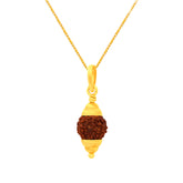 22K Gold Large Rudraksha Pendant