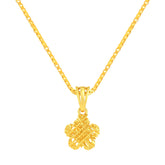 22K Gold Woven Fancy Pendant