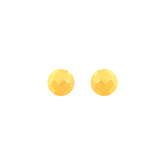 22k Yellow Gold Ball-Bead Earrings with gold weight of 1.271g