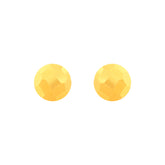 22k Yellow Gold Ball-Bead Earrings with gold weight of 1.473g