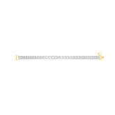 18k Yellow Gold and Diamond Hinged Bracelet measuring 2mm thickness x 57mm width