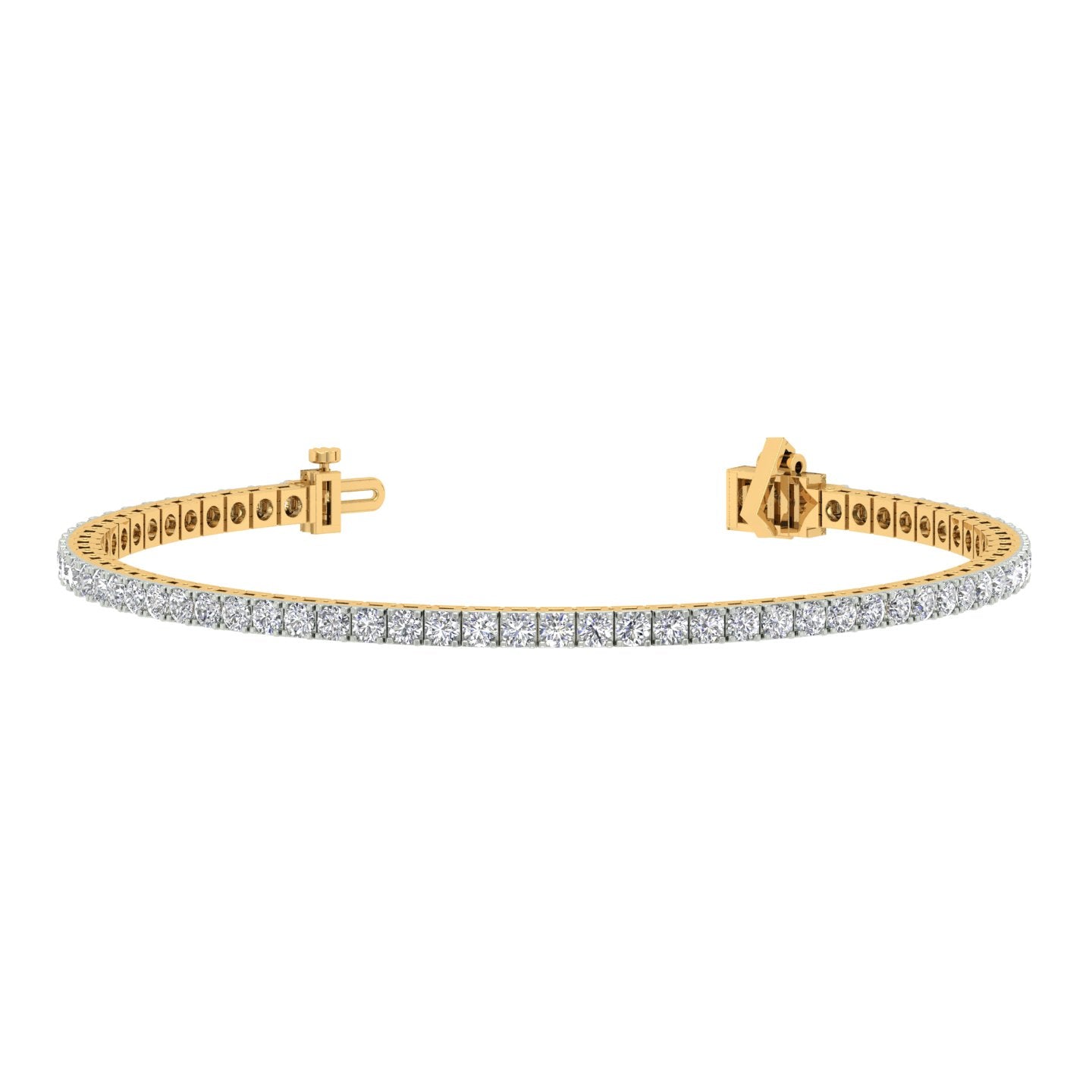 18k Yellow Gold and Diamond Oval measuring 3mm thickness x 57.49mm width with total gold of 17.45g