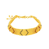 22K Gold Flat Meena Kari Bracelet