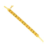 22K Gold Flat Meena Kari Bracelet