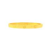 22K Yellow Gold Fancy Bracelets measuring 55mm thickness x 2.4inch length