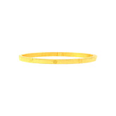 22K Yellow Gold Fancy Bracelets measuring 4mm thickness x 2.4inch length