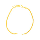 22K Gold 7.5 Inch Interlocking Back Chain Extender