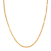 22K Gold 26 Inch Figario Chain