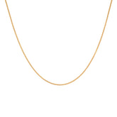 22K Gold Light Foxtail Chain 16 Inches