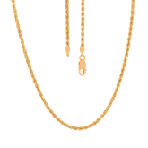 24'' Rope Yellow Gold 4MM