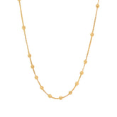 18'' Ball Bead Yellow Gold 1.5MM