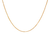 22K Yellow Gold Small Fancy fox Chain