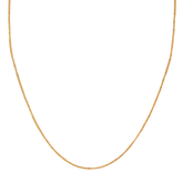 22K Yellow Gold Small Fancy fox Chain