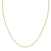 18'' Yellow Gold Fancy Fox 1MM