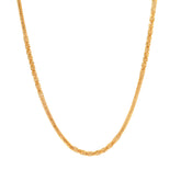 20.5'' Fox Yellow Gold Chain 2MM
