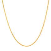 18'' Yellow Gold Fancy Chain 1.45MM Width