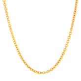 24'' Link Yellow Gold 2.87MM Width