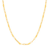 22'' Yellow Gold Link Chain 5MM