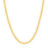 20'' Fancy Yellow Gold Chain 7MM