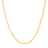 20'' Fancy Yellow Gold Chain 4MM