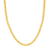 20'' Fancy Yellow Gold Chain 7MM