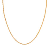 22k Yellow Gold Mens Franco Chain measuring 3.3mm width x 20 inch length