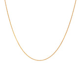 22k Yellow Gold Wheat Spiga Chain measuring 1mm width x 20 inch length