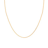 20'' Yellow Gold Wheat Spiga Chain 1.17MM Width