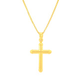 22K Yellow Gold Religious Cross Large Pendants with gold weight of 1.86g