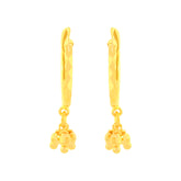22k Yellow Gold Dangler Earrings with gold weight of 1.69g