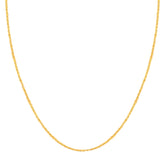 18'' Fancy Yellow Gold Chain 1.5MM