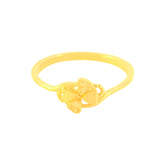 22k Yellow Gold Cocktail Fancy Heart Ring in size 7.7 and total gold weight of 2.08g