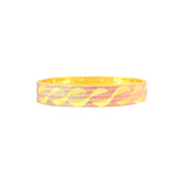 22k Two-Tone Gold Fancy Band Ring in size 8.2 and total gold weight of 2.64g