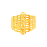 22k Yellow Gold Filigree Ring in size 7.2 and total gold weight of 3.61g
