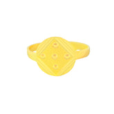 22k Yellow Gold Baby Ring in size 2 and total gold weight of 1.05g