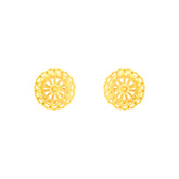 22k Yellow Gold Filigree Earrings with gold weight of 5.31g