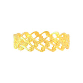 22k Yellow Gold Stylish Ring Band in size 7.5 and total gold weight of 2.07g