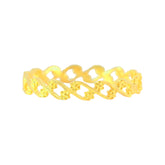 22k Yellow Gold Fancy Ring Band in size 8 and total gold weight of 1.39g