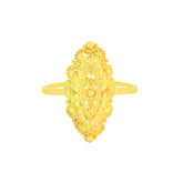 22k Yellow Gold Marquise Shaped Ring in size 8.8 and total gold weight of 3.16g