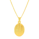 22K Yellow Gold Intricate Fancy Pendant and Earrings Set