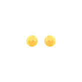 22k Yellow Gold Ball-Bead Earrings with gold weight of 0.99g
